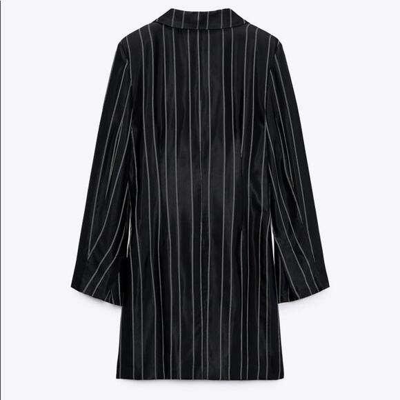 ZARA BLOGGER FAVORITE STRIPED BLAZER DRESS SPECIAL EDITION - Picture 10 of 11